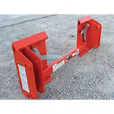 Worksaver Universal Skid Steer Quick-Attach Adapter for Kubota LA350 / LA401 / LA402 / LA450 / LA452 / LA480 / LA481 / LA482 / LA680 / LA681 / LA682 / LB402, LB552 / LB702 Pin-On Loaders