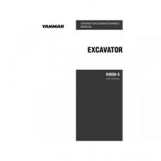 Yanmar Excavator ViO20 Operation Manual - Printed Hard Copy - FREE Shipping