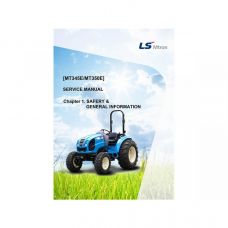 LS Tractor MT345E Service Manual - Printed Hard Copy - FREE Shipping