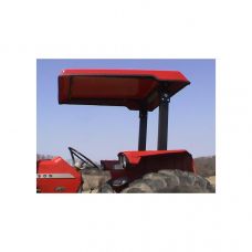 51" x 55" Large Red ABS Plastic Tractor Canopy