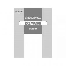 Yanmar Excavator ViO25-6A Service Manual - Printed Hard Copy - FREE Shipping