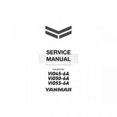 Yanmar Excavator ViO50-6A Service Manual - Printed Hard Copy - FREE Shipping