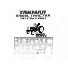 Yanmar Tractor YM195 Operation Manual - Printed Hard Copy - FREE Shipping