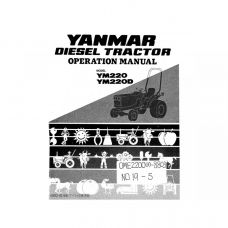 Yanmar Tractor YM220 Operation Manual - Printed Hard Copy - FREE Shipping